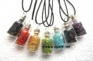 7 Chakra Bottle pendant Set